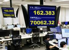 円下落 39年半ぶり162円台