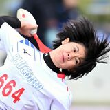 杉山（ブルーバード）が大会新で栄冠　陸上県小学生大会・女子ジャベリックボール投げ