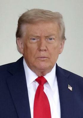 トランプ米大統領(ゲッティ=共同)