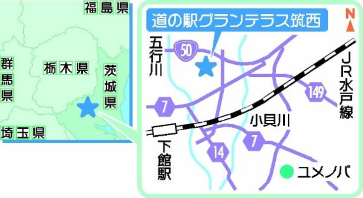 道の駅グランテラス筑西