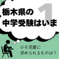 県立中・宇大付中の入試直前　学力、面接、生活態度…小６児童に求められるのは？【栃木の中学受験】