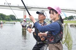 女性限定アユ釣り大会