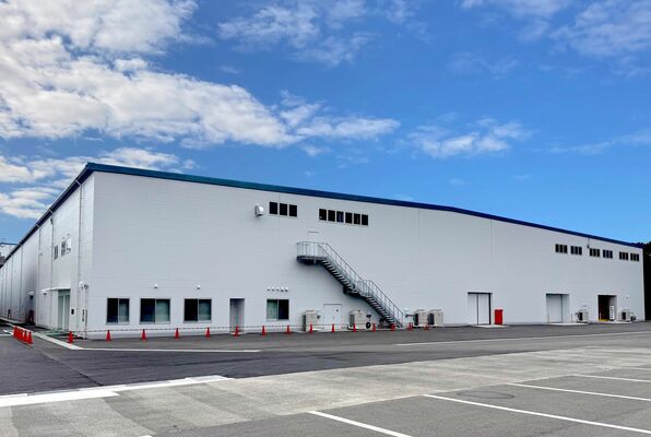 東洋紡が宇都宮工場内に新設した生産施設＝宇都宮市