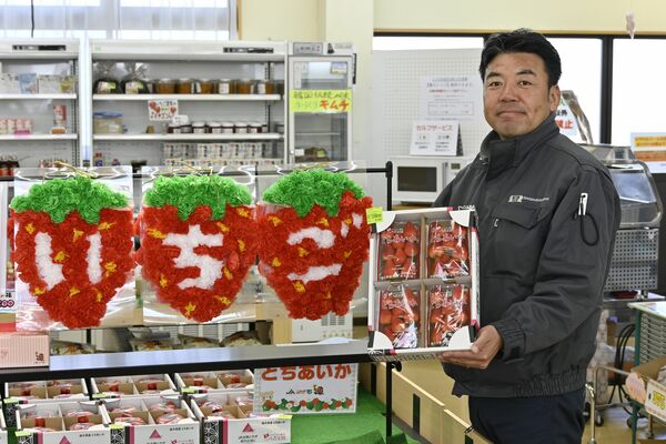 ストロベリーワールドｉｎ真岡市民企画委員長の伊澤学さん
