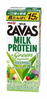 グリーンスムージー風味のプロテイン飲料「(ザバス) MILK PROT…