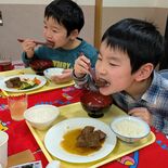 ほうぷけん便り　豪華なステーキに舌鼓