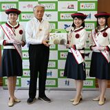 フレッシュメイト3人が知事表敬 栃木県産農産物の魅力PR “初仕事”も振り返る