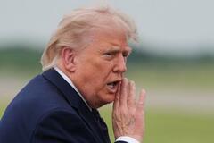 トランプ氏、長男の結婚式欠席