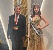 ミスコン全国５位、壬生町出身の堤さんが町長表敬訪問