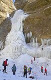 雲竜瀑で山岳救助訓練