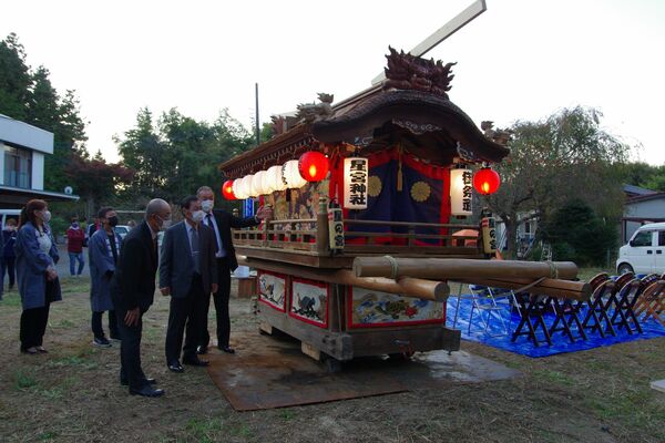 大阪府の町会から譲り受けただんじり