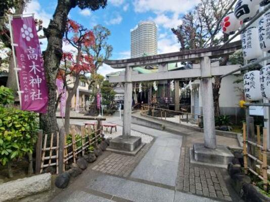 　「おむすび神社」として人気の高木神社＝東京都墨田区