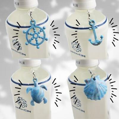 　「明日見世」で紹介している日本シームのアップサイクルジュエリー（提供写真）