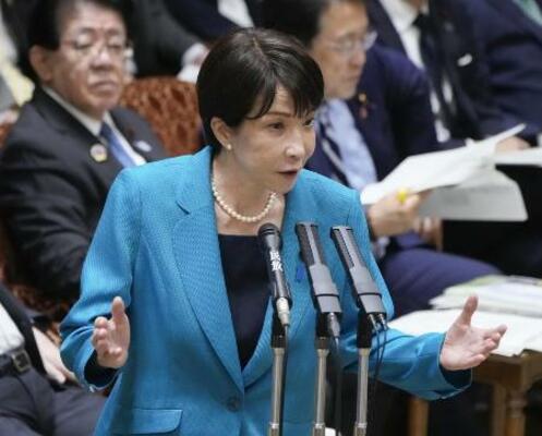 参院予算委で答弁する高市首相=5日