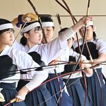 県高校総体弓道　女子団体鹿沼Ａが13年ぶりＶ　個人は今成（宇女）が初頂点