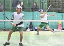 宇短大付 男子２連覇　ソフトテニス
