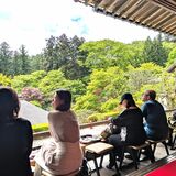 新緑を眺めながら和紅茶に舌鼓　大田原の名刹・雲巌寺で縁側カフェ