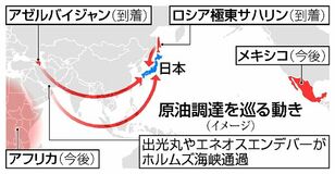 エネオス船舶 海峡通過