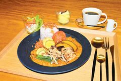 WASHIN　BOOK　CAFÉWASHINKANセットの薬膳ベジタブルカレー