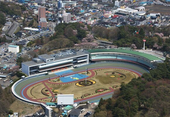 開設から７５年が経過した宇都宮競輪場