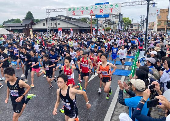 ２０２３年５月に開かれた鹿沼さつきマラソン