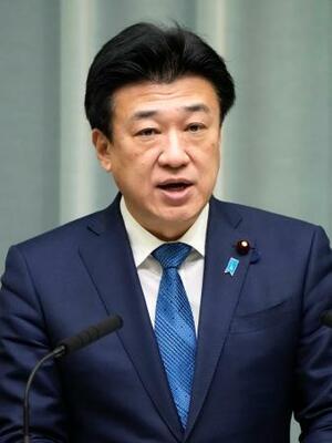 記者会見する木原官房長官=7日午前、首相官邸