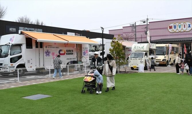 女性向けのがん検診が行われたイベント会場
