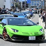 那須塩原にスーパーカー集結　ランボルギーニ、ポルシェ...29台がパレード　交通安全呼びかけ