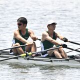 インターハイ栃木県予選ローイング 清水・酒本(佐野)が男子ダブルスカル連覇 石川(佐野)がシングルスカル優勝