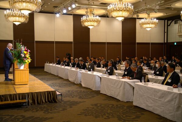 県経済同友会の２０２６年新年例会＝９日午後、宇都宮市