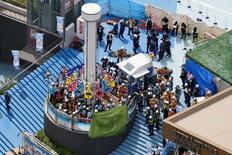 東京ドームシティで作業員転落