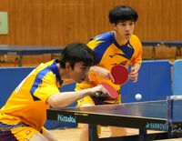 栃木県高校総体卓球ダブルス　女子は上谷・尾上組（宇都宮文星女）が初V　…