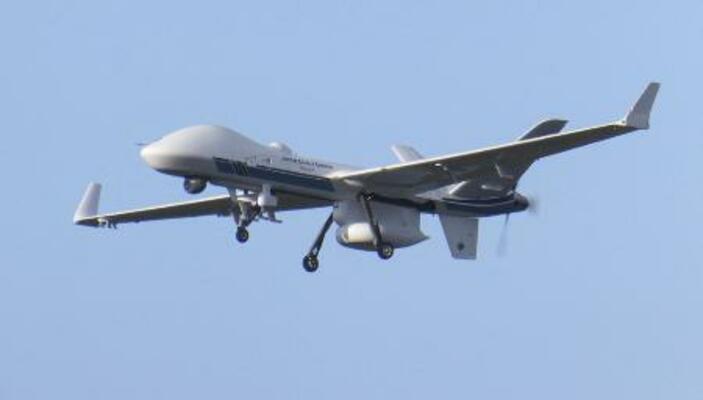 　大型無人航空機「シーガーディアン」（海上保安庁提供）