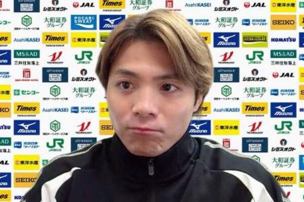 オンラインで取材に応じる柔道男子66キロ級の阿部一二三=18日