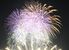 春の夜空を彩った打ち上げ花火