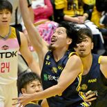 ブレックス連勝止まる　比江島不在、秋田に完敗