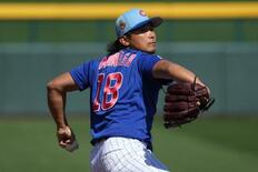 今永、初登板は2回無失点