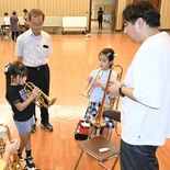 小学生対象に吹奏楽教室　市貝町民楽団、部活減少で　12月の定演で成果発表