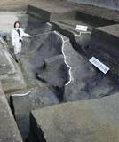 「卑弥呼の墓」で渡り土堤 出土　