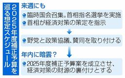 補正予算 年内成立へ暗雲
