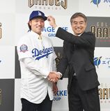 栃木ＧＢ北方投手ドジャース移籍会見
