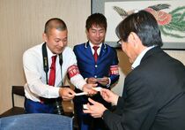 Ｕ字工事チャンネルが下野新聞社でロケ