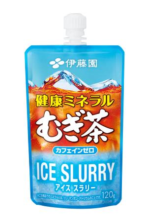 　伊藤園の「健康ミネラルむぎ茶　アイス　スラリー」