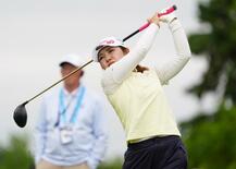 古江彩佳８位、首位と６打差