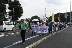 核兵器廃絶と平和訴え　宇都宮で2.8キロ「大行進」