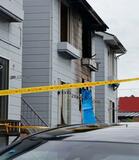 隣室放火、殺人の疑いで女逮捕