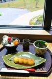 焼きたて団子と眺望を