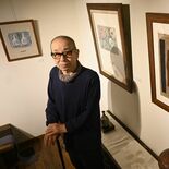 子どものような豊かな感性で　版画家見目さん、日光で15日まで個展　「作…