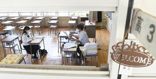県立学校で分散登校スタート　佐野