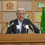 LRT西側延伸事業費700億円、福田知事「コスト縮減必要」　防災庁の誘致に関心